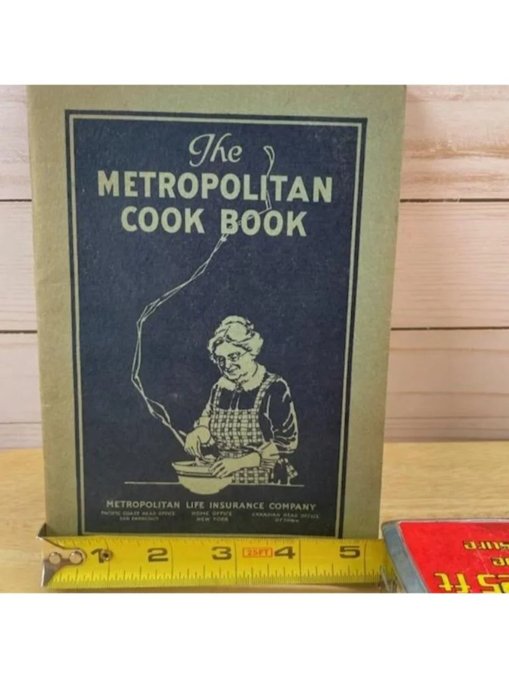 The Metropolitan Cook Book 1925 Antique Recipe Book Metropolitan Life Insurance